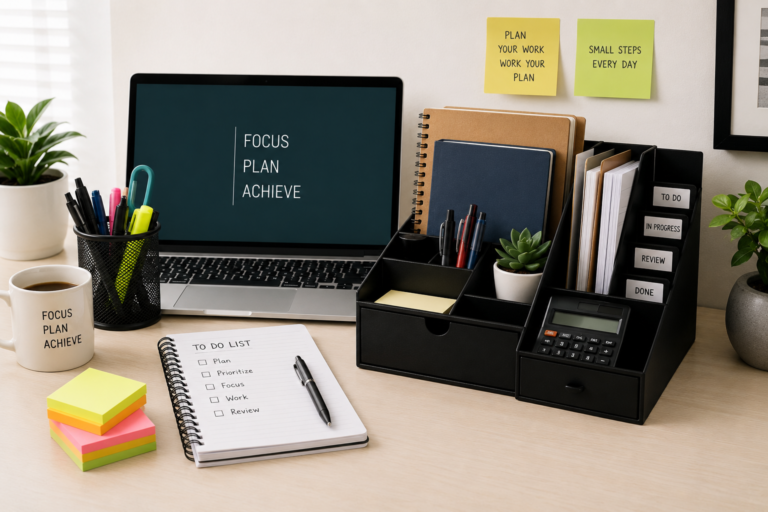How to Keep Your Office Desk Organized and Productive