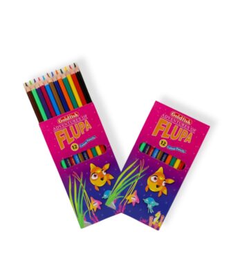Gold Fish Flupa Pencil Colours [12 pencils]