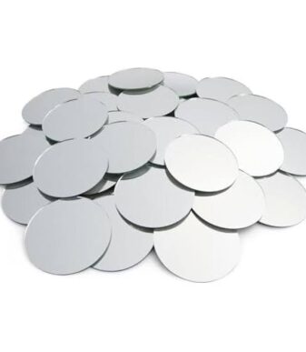 Round Crafting Mirror 1inch Pack
