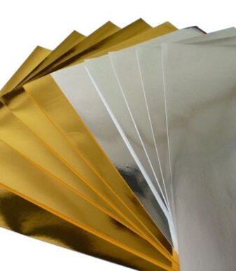 Hard Chart Paper Golden & Silver